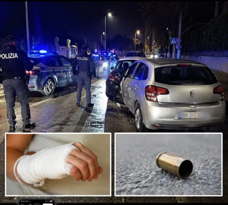 Gli sparano dopo tamponamento, sangue nella notte