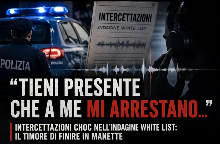 Mazzette White List, i timori del poliziotto: “Se lo vengono a sapere mi arrestano”
