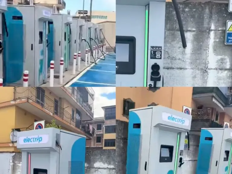 Raid nei pressi del centro commerciale: assaltate le colonnine elettriche
