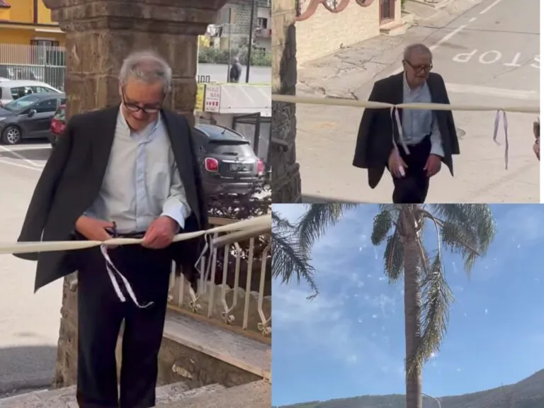 Don Domenico torna nella sua chiesa dopo l’operazione, comunità in festa