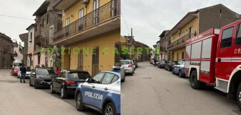 Choc nella frazione: si barrica in casa dopo incendio e minaccia le forze dell’ordine con una pistola