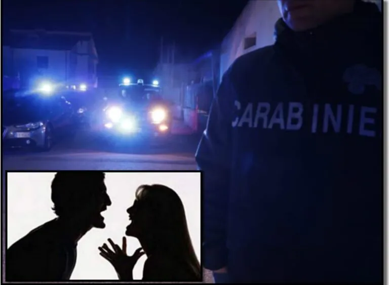 Chiude la moglie in casa durante lite, piombano carabinieri e pompieri