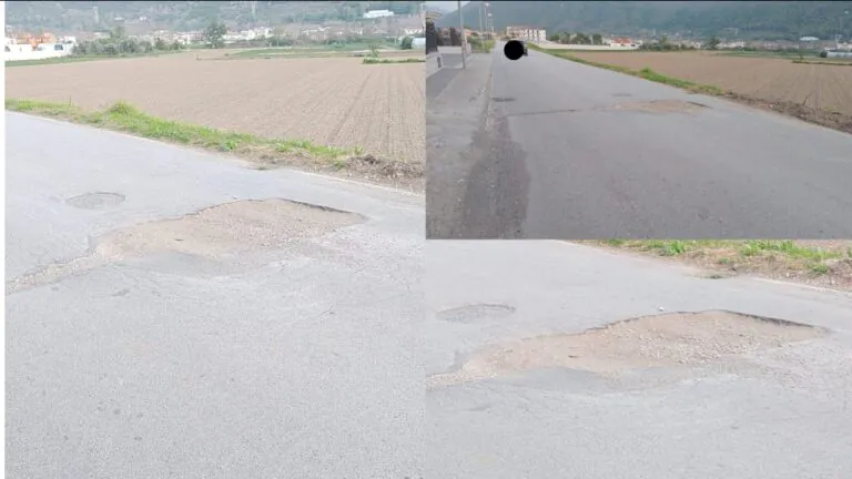 Enorme voragine tra 2 frazioni, urge intervento