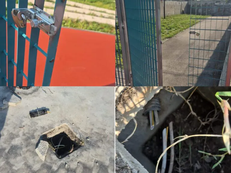 Vandali assaltano campo per impedire l’apertura