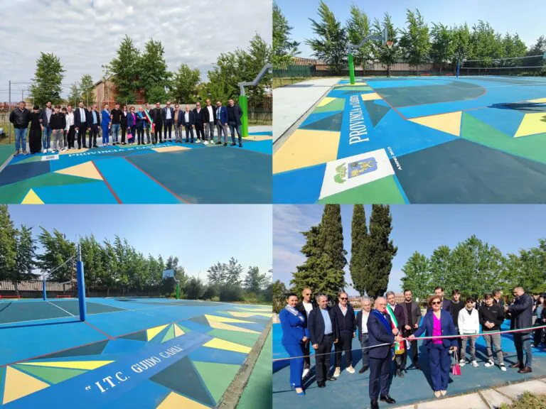 Inaugurate le aree esterne riqualificate della scuola, Colombiano: “Procede il riscatto del territorio”