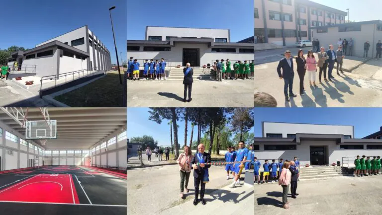 Inaugurata palestra riqualificata della scuola, Colombiano: “Per me è motivo di grande orgoglio”