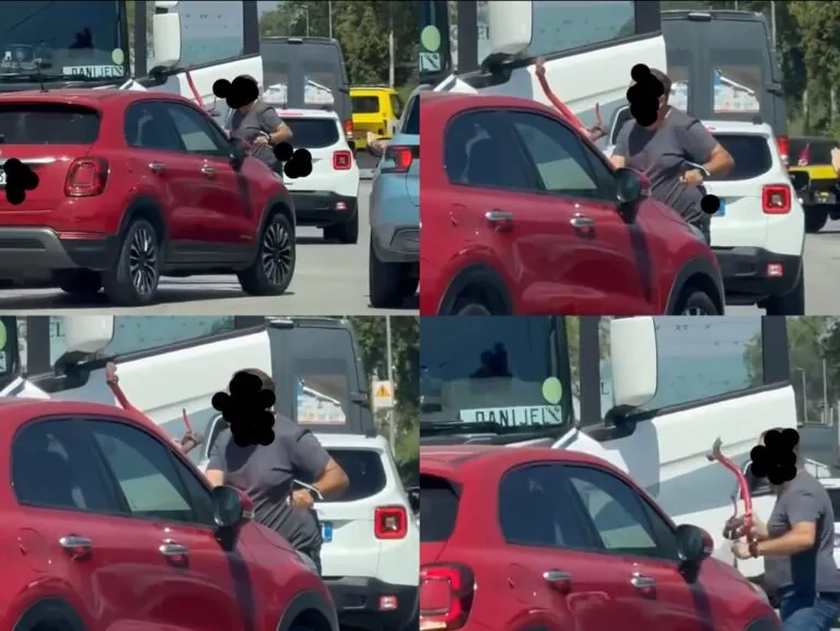 Scoppia lite tra guidatori, paura in strada