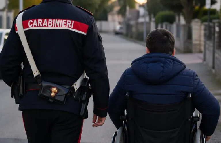 Lascia i domiciliari per assistere figlio disabile, scagionato dopo l’arresto