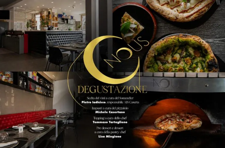 Pizza contemporanea e grandi vini campani: degustazione da Nous