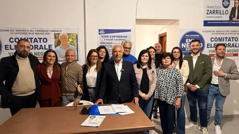 “Un Comune moderno e vicino ai cittadini”: domenica in piazza la sfida di Vincenzo Negro