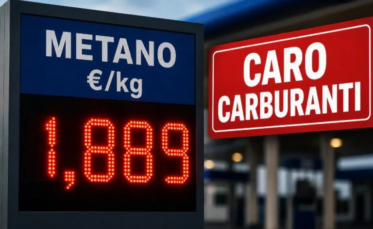 Carburanti alle stelle, anomalie pure sul metano: prezzi fuori controllo