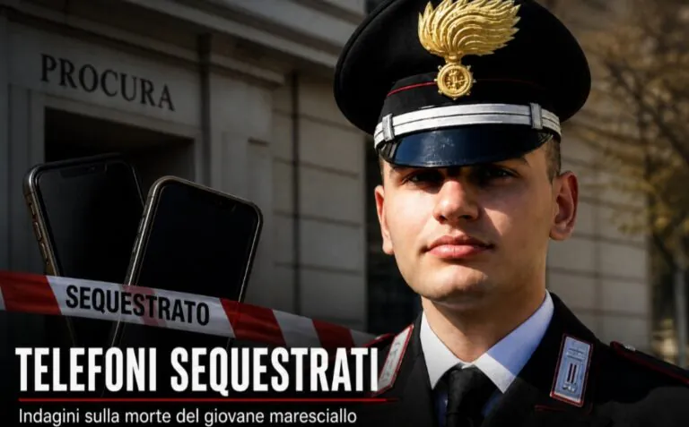 Sequestrati i telefoni del maresciallo suicida: si indaga su chi l’ha spinto alla morte