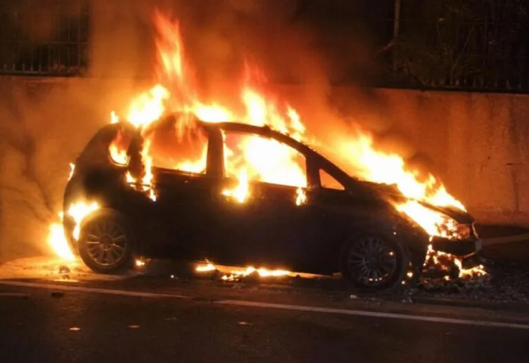 Incediata l’auto del comandante della polizia municipale