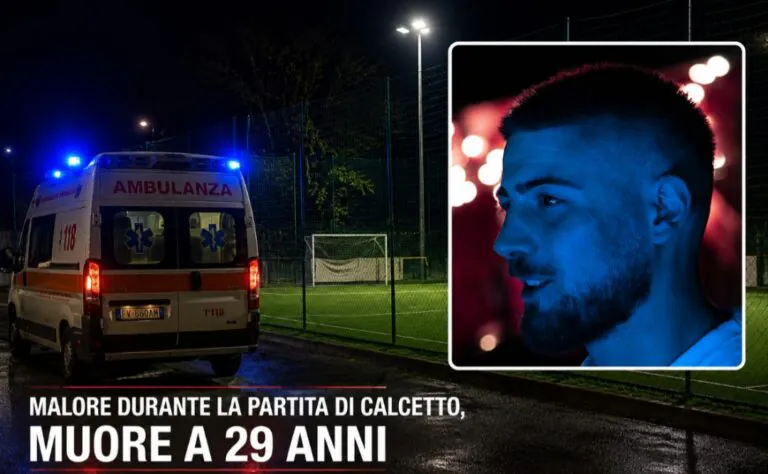 Malore durante calcetto con gli amici, muore 29enne: lascia una bimba