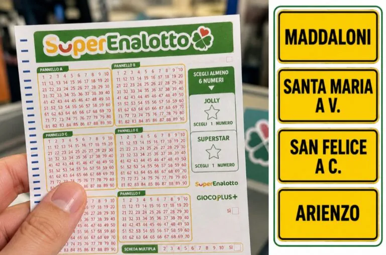 Dea Bendata bacia città della Valle, che colpo al SuperEnalotto