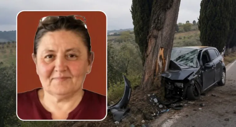 Ristoratrice muore dopo schianto contro cipresso
