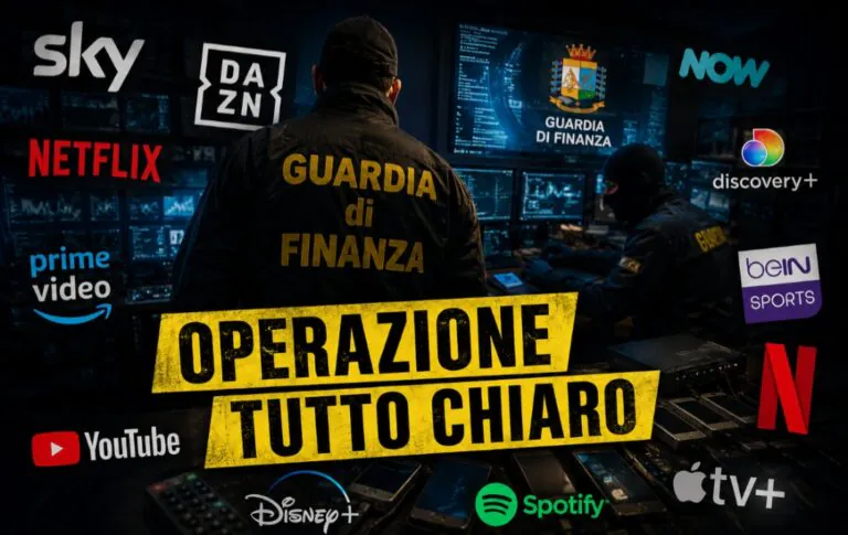 Pezzotto, blitz da 300 milioni: stanati mille clienti