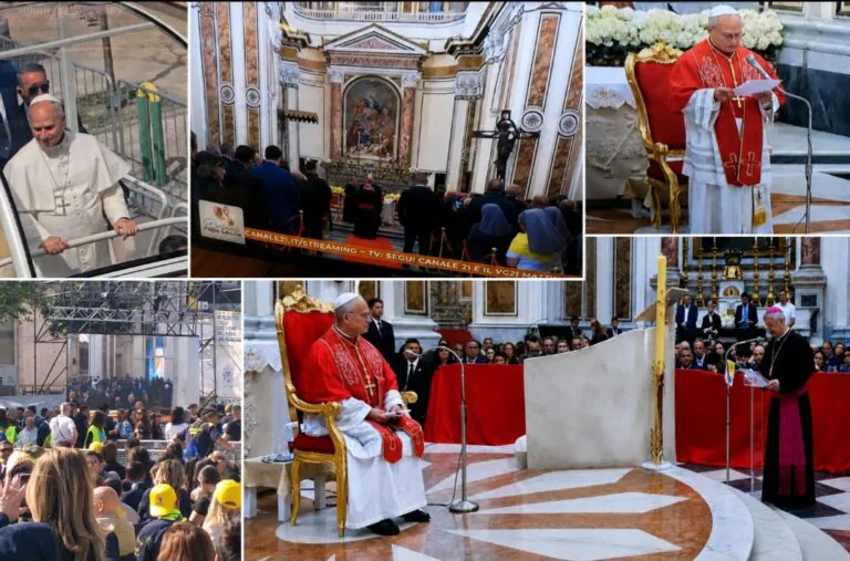 Papa Leone XIV ad Acerra: “Sono qui per raccogliere le lacrime di questa terra”