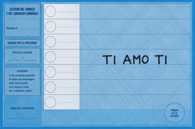 Voto di protesta o d’amore? In 121 scrivono “ti amo ti” sulla scheda