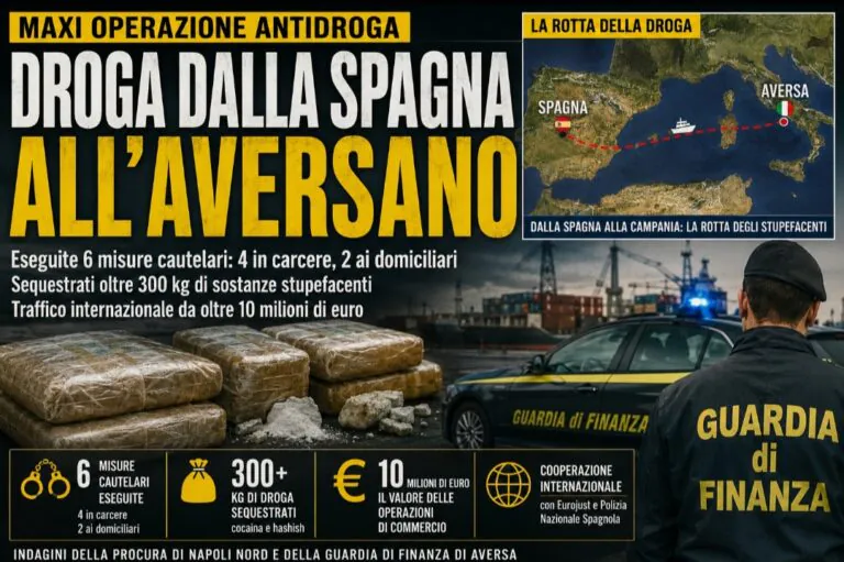 Droga per 10 milioni diretta in provincia, 6 arresti: sequestro record