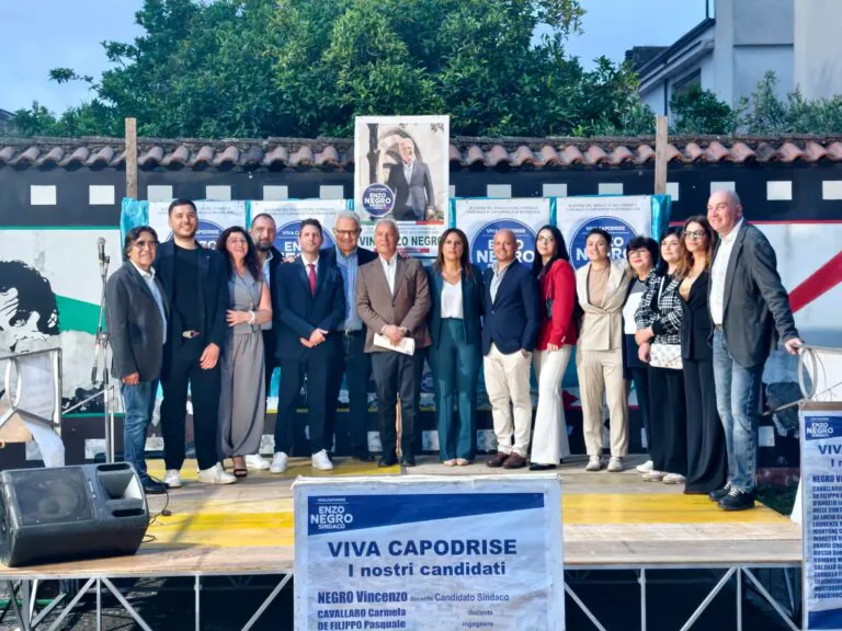 Vincenzo Negro torna tra i cittadini: domani comizio in piazza San Donato