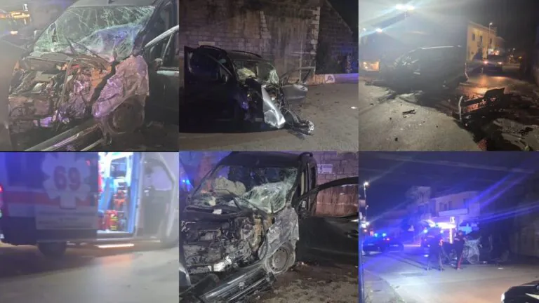 Brutto incidente al confine tra 2 comuni, giovane intrappolato