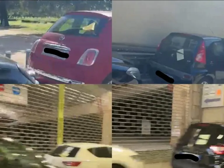 Parcheggi chiusi e raffica di multe all’ombra della Reggia di Caserta