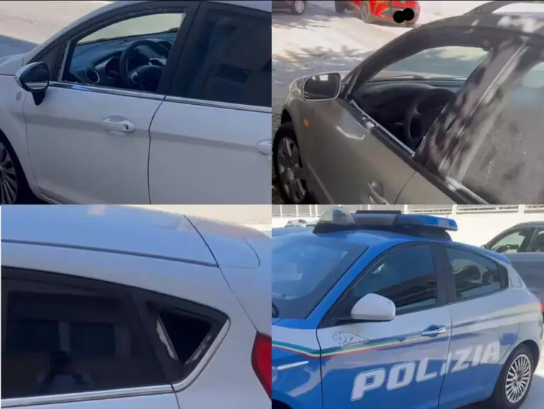 Auto assaltate nei pressi della stazione