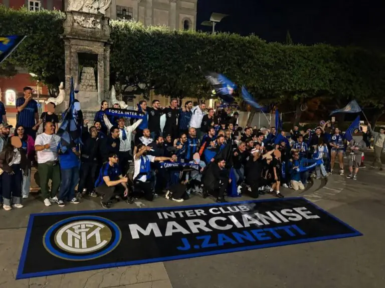 Scudetto per la squadra neroazzurra: l’Inter Club “J. Zanetti” festeggia in piazza