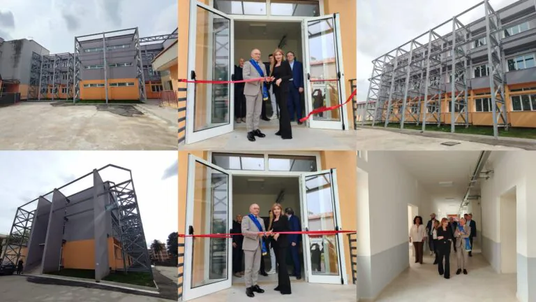 Inaugurata ala ristrutturata del Liceo, Colombiano: “Risultato che testimonia l’impegno dell’Ente”