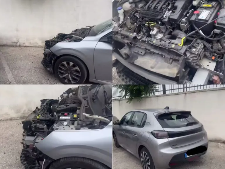 Raid nel parco residenziale, “cannibalizzano” auto