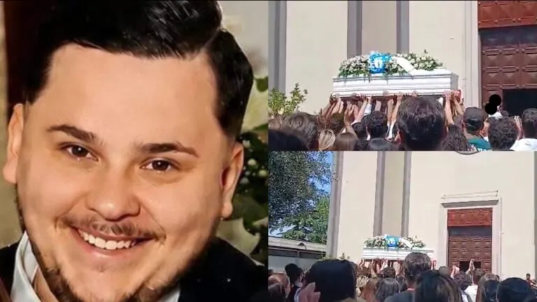 Muore a 26 anni in un drammatico incidente, lacrime e applausi per l’addio ad Antonio