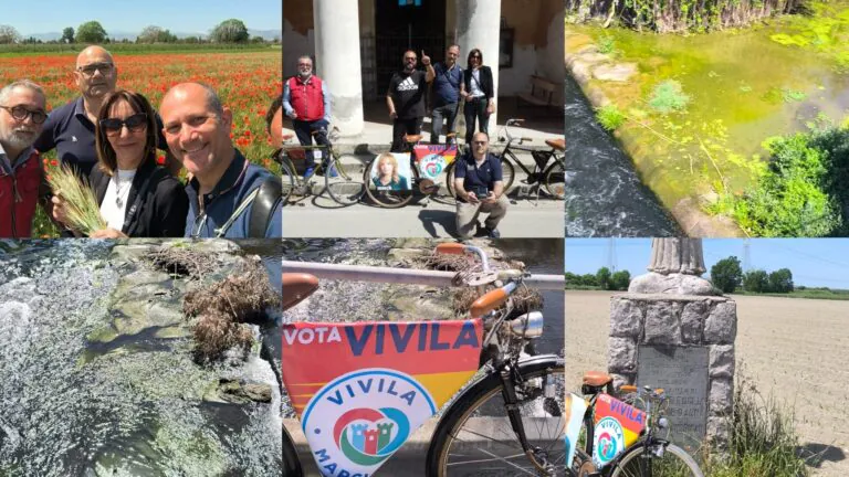 Passeggiata in bici di “Vivila” per il lancio del progetto del Parco Storico Agricolo Regionale
