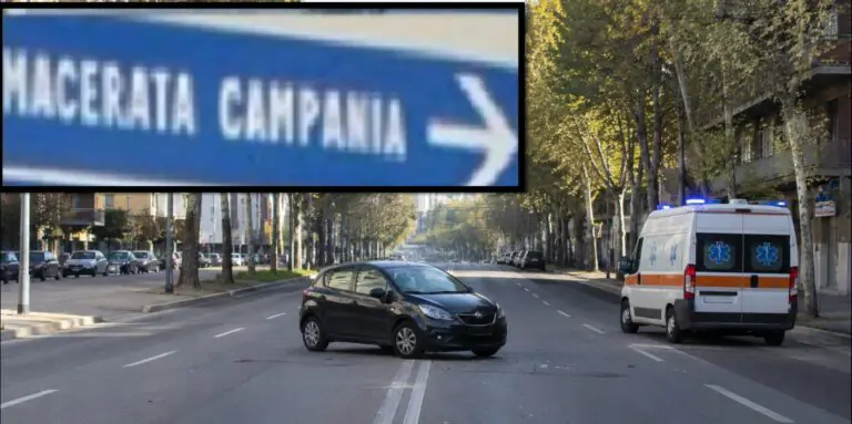 Sbatte la testa contro parabrezza dopo incidente, choc nella frazione