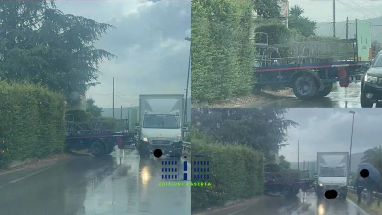 Camion di azienda del gas perde il controllo e finisce contro abitazione del vicino del sindaco