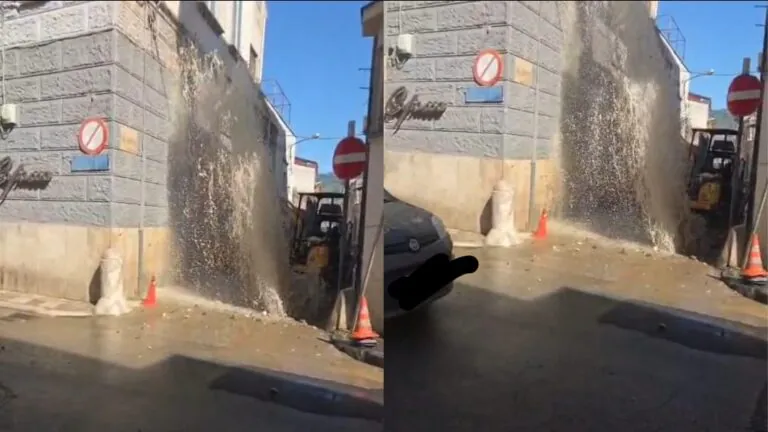 Danni alla conduttura idrica, comune della valle senza acqua