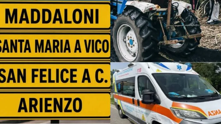 Auto contro trattore nella frazione, giovane in ospedale