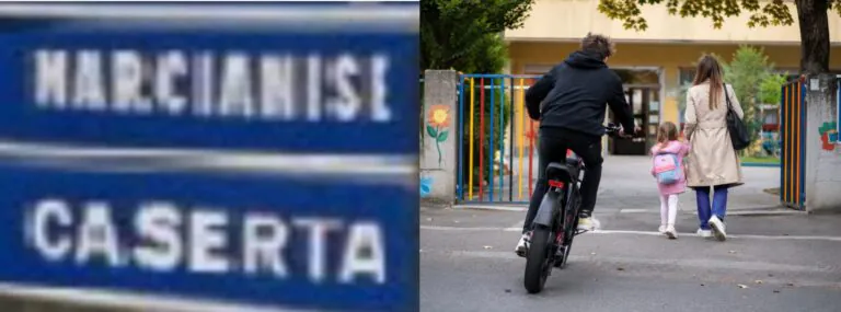 E-bike a folle velocità fuori l’asilo, madre e figlia miracolate