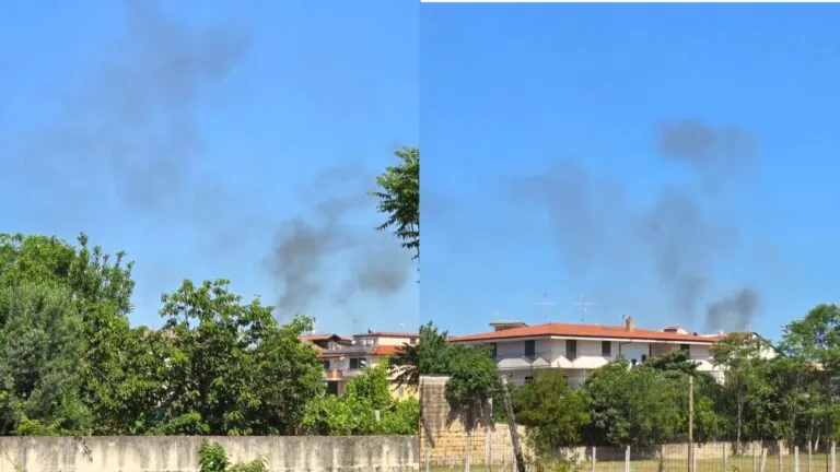 Scoppia rogo in mattinata, 2 comuni invasi dal fumo