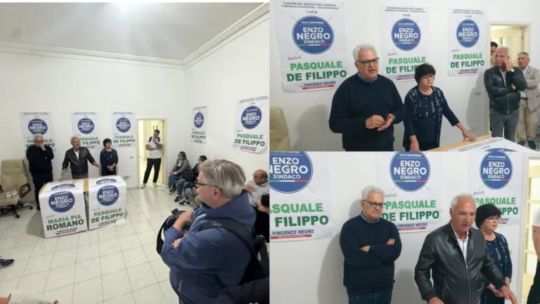 Inaugurato il comitato elettorale di De Filippo e Romano: “Servono competenza e contenuti”