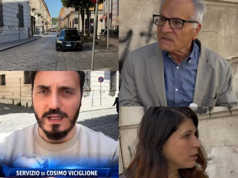 Auto impazzita in curva: anziano salvo per miracolo in centro