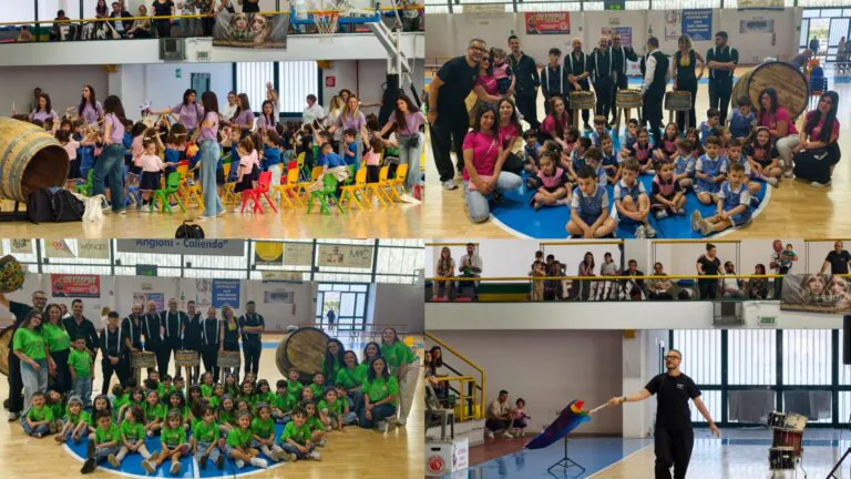 Maestro Dogali e Cantica Popolare: festa al Palasport con i bambini: genitori entusiasti