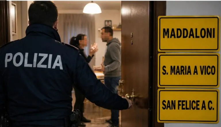 Violenze familiari, giovane portato in cella dalla polizia