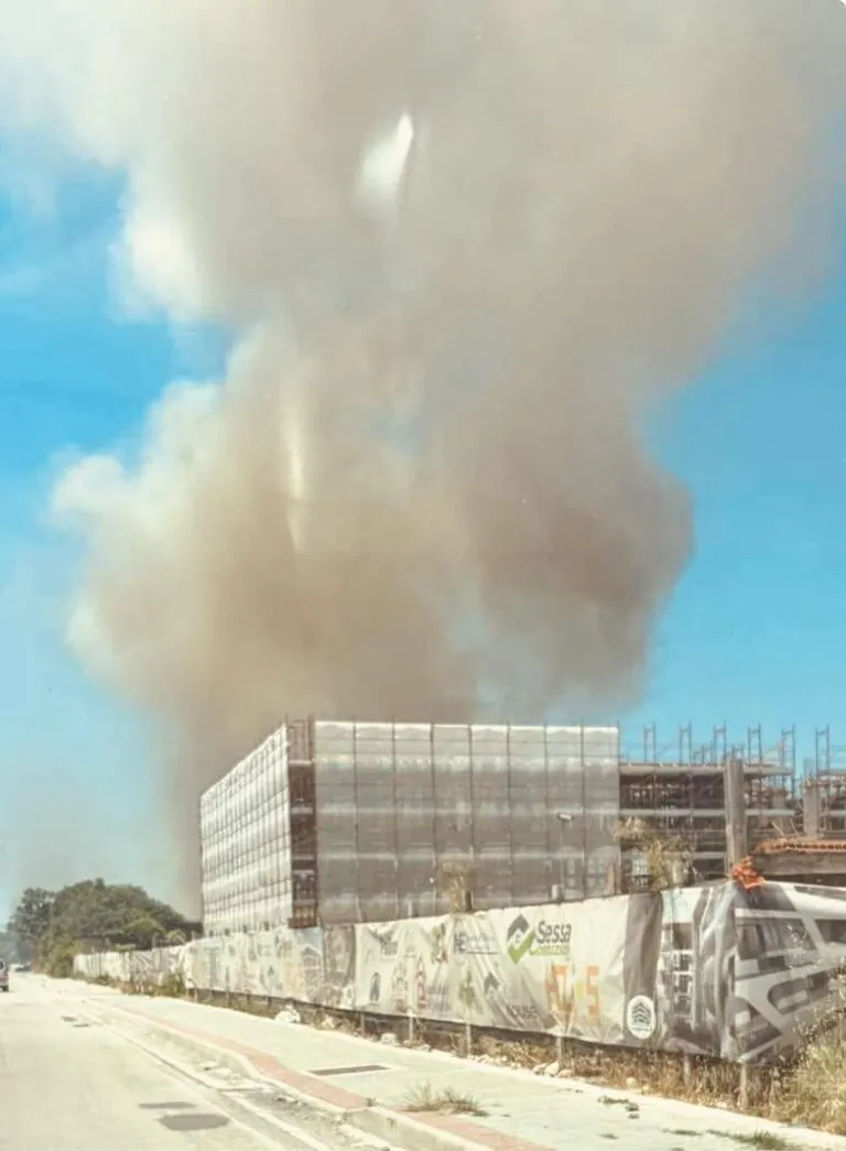 Incendio nei pressi dell’ex depuratore