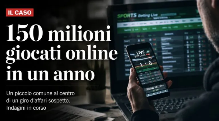 Nel Casertano la capitale della ludopatia? In un paese ogni cittadino gioca in media 75mila euro all’anno