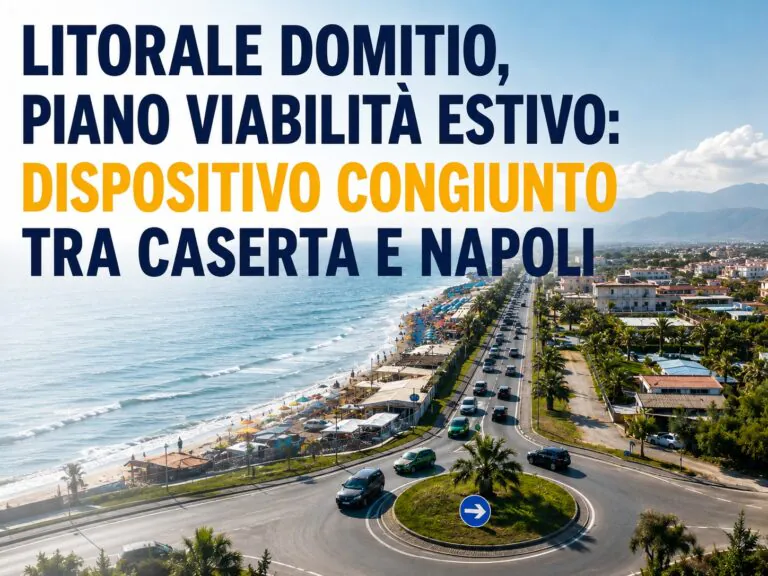 Litorale domitio, piano viabilità estivo: dispositivo congiunto tra Caserta e Napoli