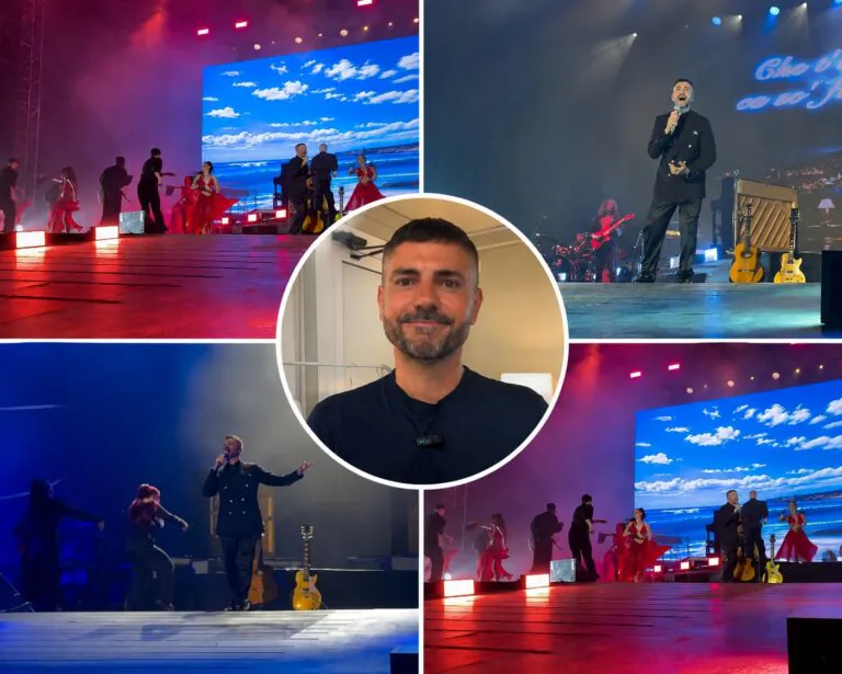 Caserta: Gianni Fiorellino conquista il pubblico con uno show ricco di emozioni