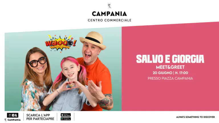 Salvo e Giorgia incontrano i fan al centro commerciale
