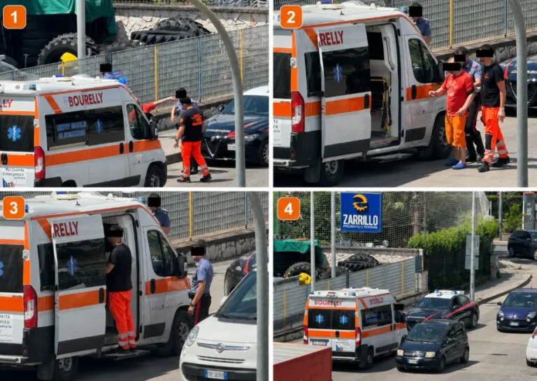 Intervento di ambulanza e carabinieri in viale Europa per soccorrere un ciclista in difficoltà