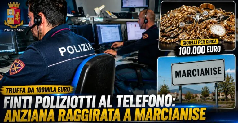 Si fingono poliziotti e si fanno dare 100mila euro in gioielli: 3 stanati